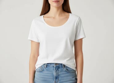 koszulka polo damska hm: Promiss, T-shirt damski, rozmiar L — 7