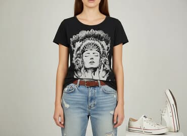 rammstein engel t shirty: Tigha, Women`s T-shirt, size M — 1