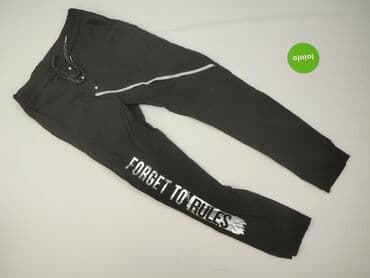 czarne spodnie jogger damskie: Spodnie dresowe damskie, rozmiar S — 2