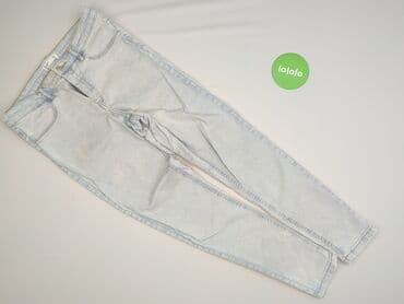 sinsay szerokie spodnie jeansowe: Jeansy damskie, rozmiar XL — 2