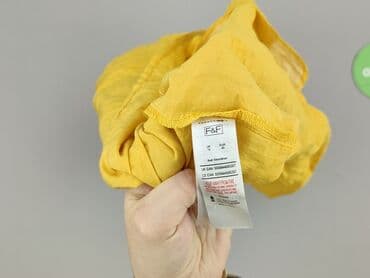 bluzka żółta w czarne paski: F&F, Bluzka damska, M — 4