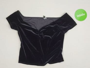 reserved top z piorami: H&M Divided, Top damski, M — 2
