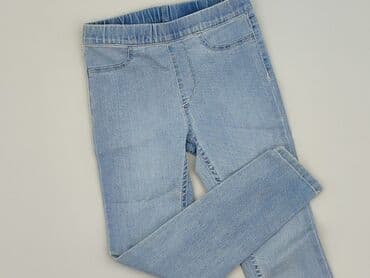 legginsy z mikrofibry: Spodnie jeansowe, 5-6 lat, 116, stan - Bardzo dobry — 1