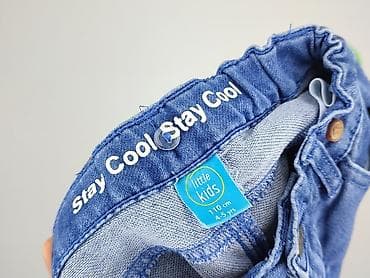 kurtka pepitka: Spodnie jeansowe, Little kids, 4-5 lat, 110, stan - Bardzo dobry — 4