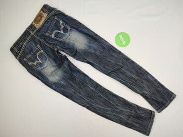 jeansy damskie granatowe: Jeansy damskie, rozmiar M — 3