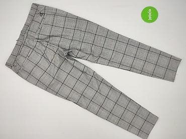 klocki kratka: PULL&BEAR, Spodnie materiałowe damskie, rozmiar L — 4