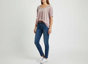 różowe sukienki marynarkowe: Wybierz, Bluzka damska, M — 6