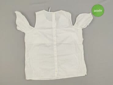 biala bluzka na jedno ramie: Bluzka damska, rozmiar M — 4