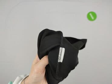 reserved czarna sukienka z bufiastymi rękawami: Reserved, Sukienka damska, rozmiar M — 5