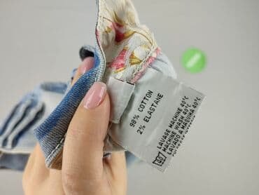 lejon buty zimowe: DENIM JEANS, Spodnie 3/4 damskie, rozmiar S — 6