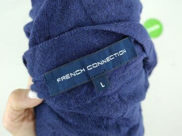 sweter z dekoltem v: French Connection, Kardigan damski, L — 5