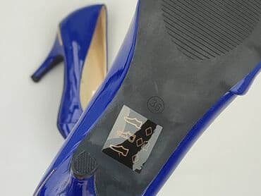 ccc srebrne sandały na obcasie: Półbuty damskie, rozmiar 36 — 7