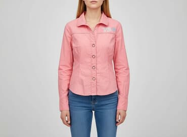 koszula satynowa rozowa: ONLY, Koszula damska, rozmiar L — 6