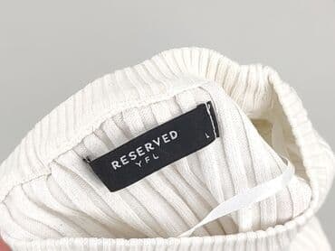 sweter w chmurki reserved: Reserved YFL, Sweter damski, rozmiar L — 5