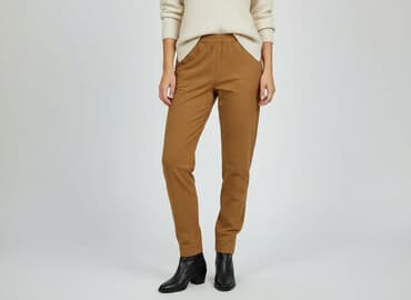 spodnie od pizamy hm: H&M, Spodnie materiałowe damskie, rozmiar L — 7