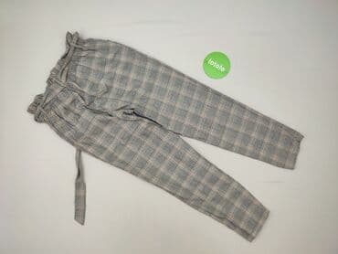 zara spodnie paperbag: Material trousers for women, size S — 5