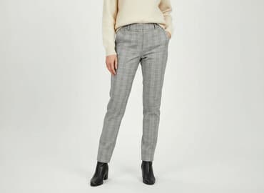 lejon buty zimowe: Lindex, Spodnie materiałowe damskie, rozmiar M — 7