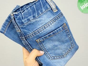 spodnie piżamowe hm: Denim pants, EarlyDays, 6-9 months, condition - Good — 6