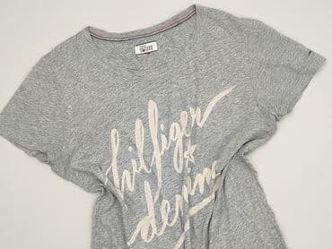 koszulki bez rękawów damskie tommy hilfiger: Hilfiger Denim, T-shirt damski, rozmiar S — 1