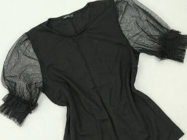 bluzka czarna z tiulem: Medicine, Women's blouse, size S — 2