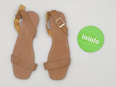 sandalki czarne ccc: Sandały damskie, 38 — 2