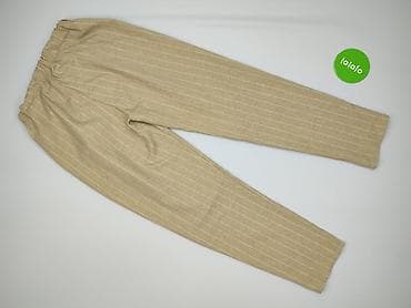 brąz: Spodnie materiałowe damskie, rozmiar L — 3