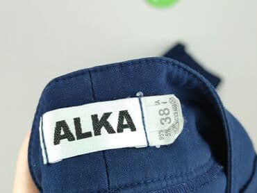 granatowe chinosy damskie: Spodnie materiałowe damskie, rozmiar M — 4