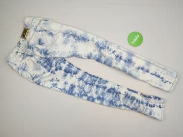 srebrne legginsy: Jeansy damskie, XS — 3