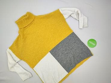 sweter z lisem: Peacocks, Sweter damski, rozmiar L — 2