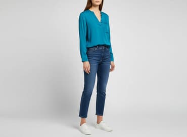 bluzka do biura: H&M, Women's blouse, size S — 1