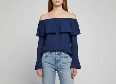 granatowa bluza: Bluzka damska, rozmiar S — 5