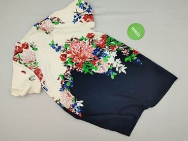 zara sukienka w kwiaty z bufiastymi rękawami: Zara, Women`s dress, size M — 3