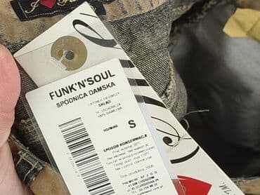 spódnice dżinsowe plus size: Denim, Spódnica damska, rozmiar S — 5