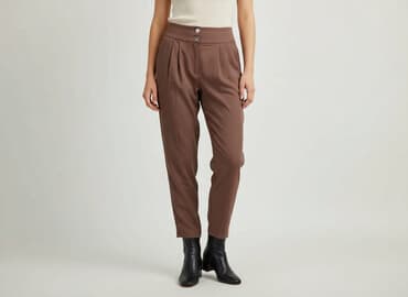 buty szerokie w palcach damskie: Spodnie materiałowe damskie, rozmiar L — 8