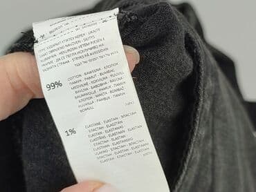 damskie marynarki duże rozmiary: Denim, Kurtka jeansowa damska, L — 5