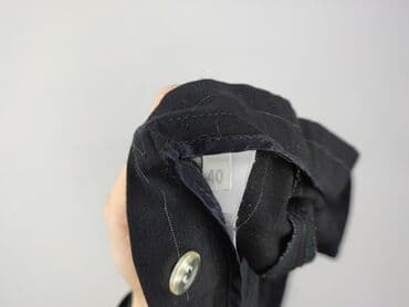 spodnie z wysokim stanem dla wysokich: Vanilia, Spodnie materiałowe damskie, M — 5