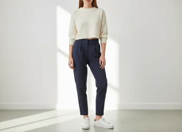 sklep ccc buty zimowe: CAMAIEU, Spodnie materiałowe damskie, rozmiar XS — 8