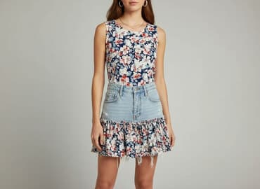 ccc sandały czarne na obcasie: Sukienka damska, rozmiar S — 5