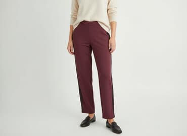 ubrania w stylu retro: Spodnie materiałowe damskie, rozmiar S — 8