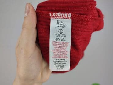 bluza z czerwonym napisem: Love To Lounge, Bluzka damska, L — 4