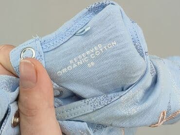 stradivarius spodnie biale: Body, Reserved, 0-1 miesięcy, 
stan - Bardzo dobry — 4