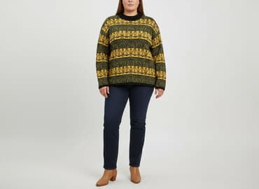 bluzki sweterkowe duze rozmiary: Sweter damski, rozmiar 6XL — 5