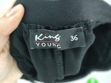 szerokie spodnie new yorker: Spodnie materiałowe damskie, rozmiar S — 4