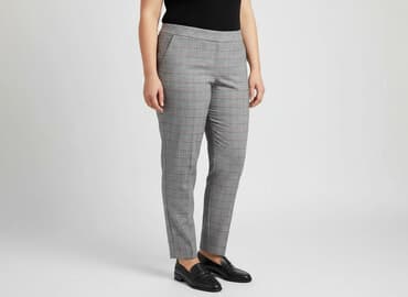 buty zimowe lata 80: Spodnie materiałowe damskie, rozmiar XL — 6