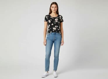 bluzki koszulowe allegro: Clockhouse, T-shirt damski, rozmiar S — 6