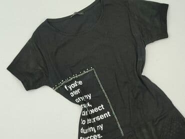 bluzka z dlugim rekawem czarna: Tunika damska, rozmiar L — 1