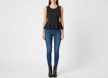 top z piorkami: Sisters Point, Top damski, rozmiar XS — 6