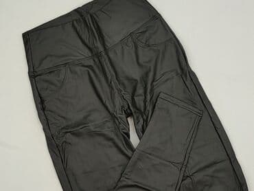 Legginsy: Yu & Me, Legginsy Ze skóry ekologicznej damskie, rozmiar S