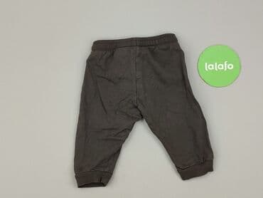 spodnie woskowane z wysokim stanem: Sweatpants, H&M, 6-9 months, condition - Very good — 3