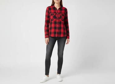 cropp koszula w kratę damska: Cropp, Сорочка жіноча, розмір S — 1